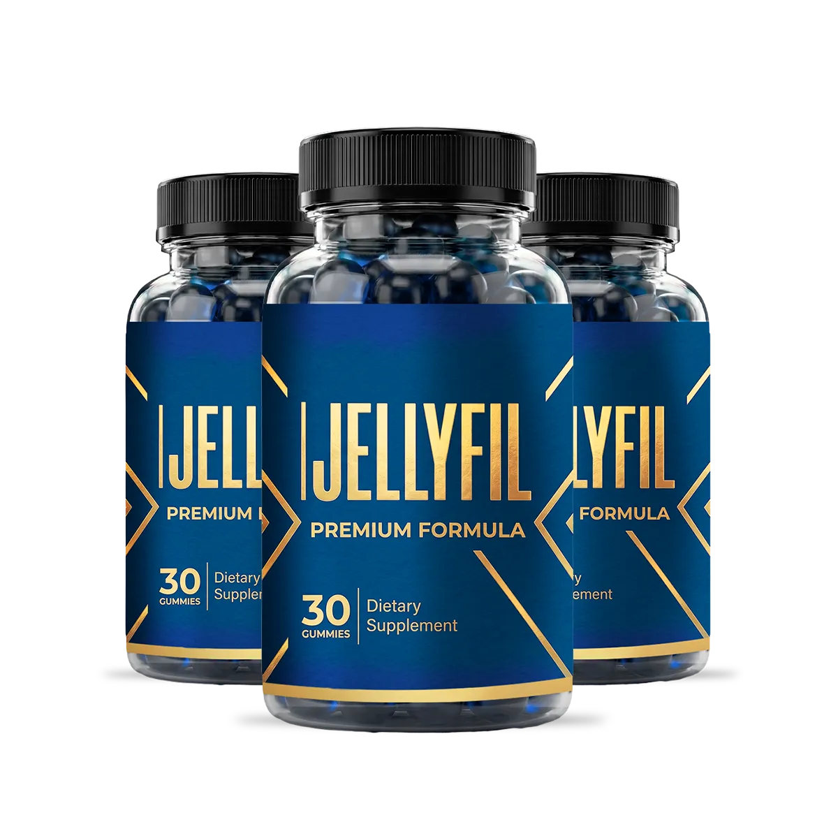 Jellyfil — natural gummy supplement for men, multiple bottles